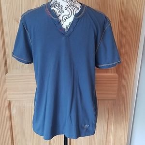 Guess T-shirt Short Sleeve Blue Large